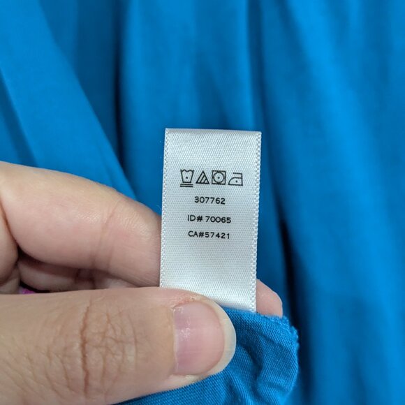 Ann Taylor LOFT Smocked Tank Top Blue Size Small - Picture 4 of 7